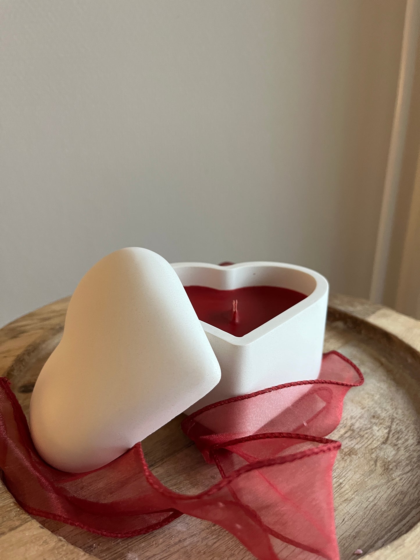 Bougie pot Cœur