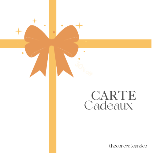 Carte-cadeau theconcreteandco