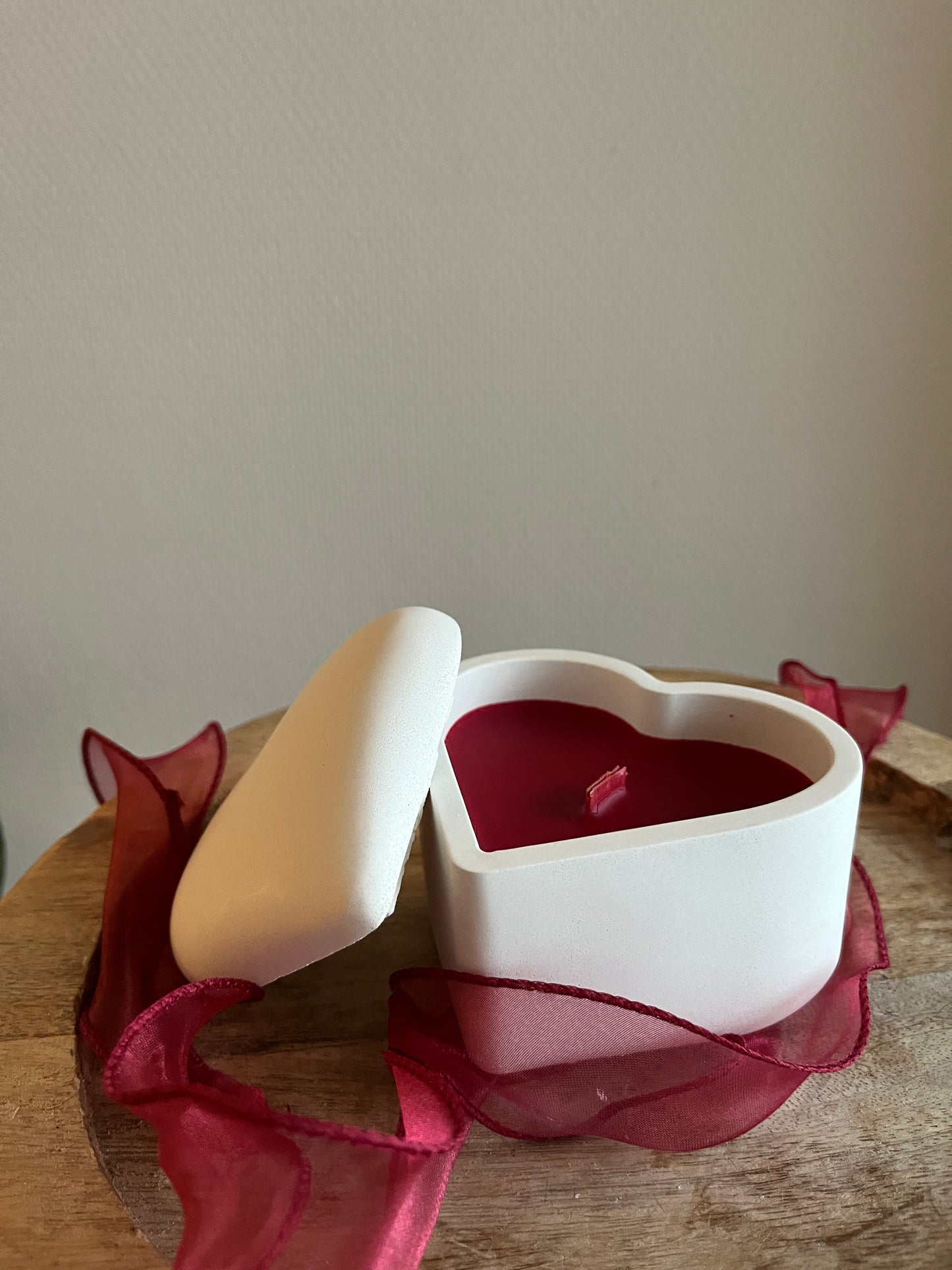 Bougie pot Cœur